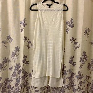 BCBG knitted long tank top/ beach cover up